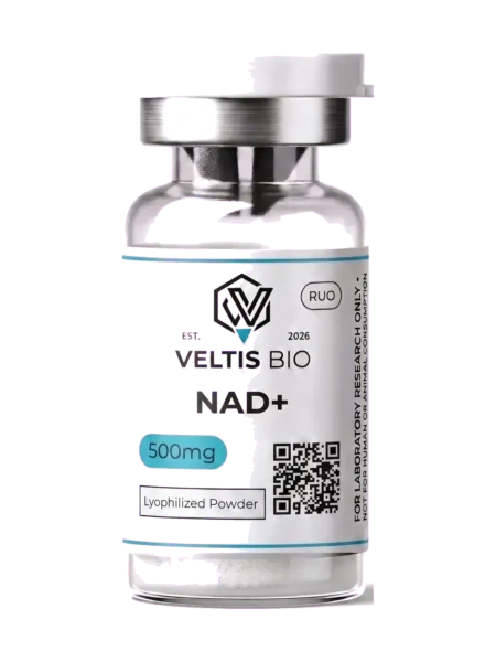 Veltis Bio | Research Peptides NAD+ 500mg - Veltis Bio research vial